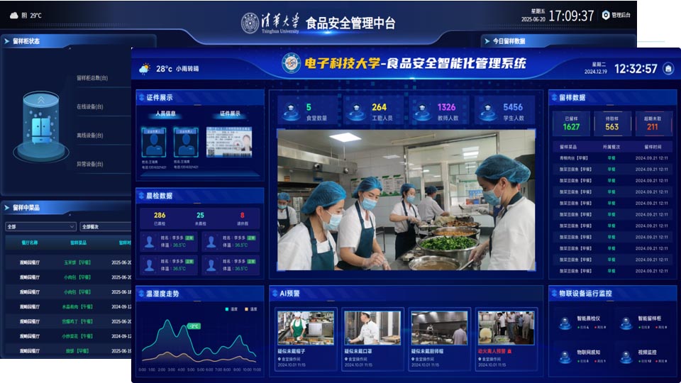 高校后勤采供食安管理系統(tǒng)